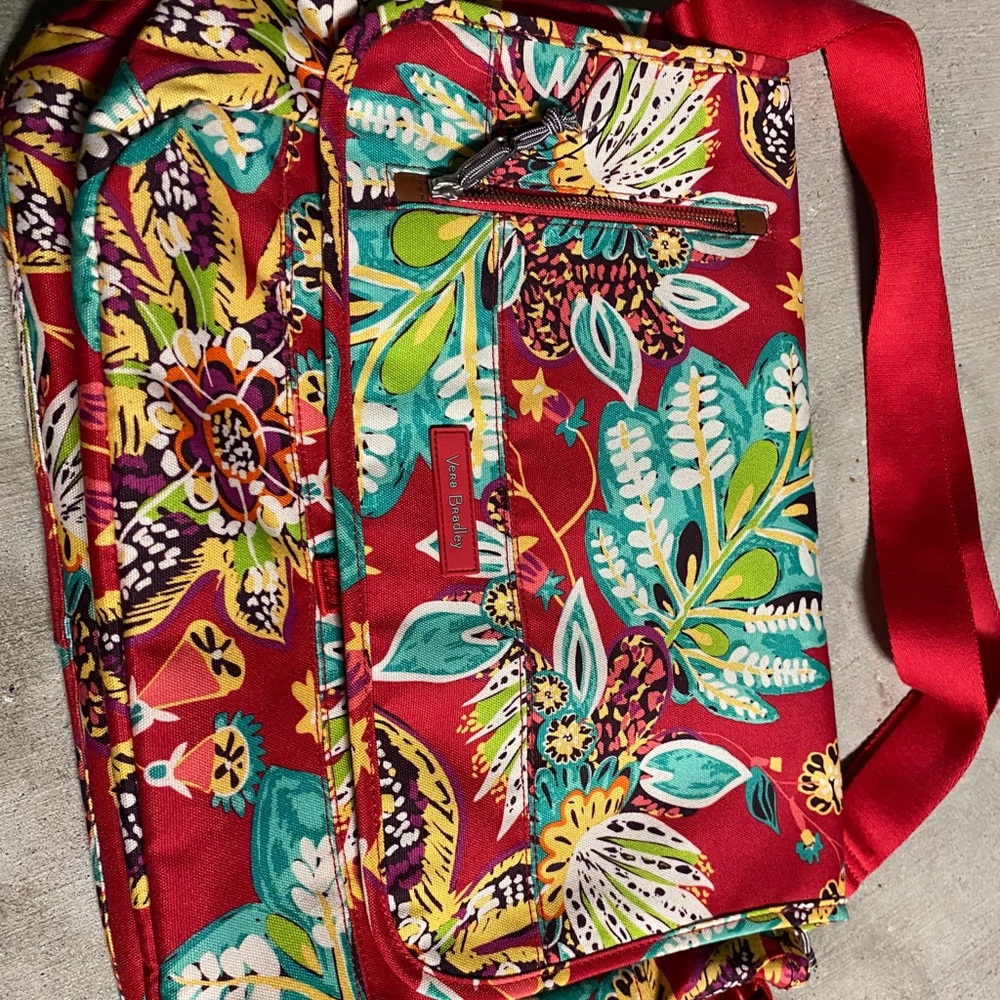 Rumba Vera Bradley laptop messenger bag